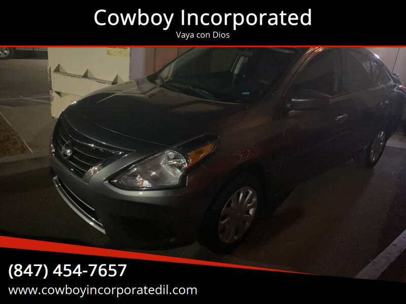2019 Nissan Versa for sale at Cowboy Incorporated in Waukegan IL