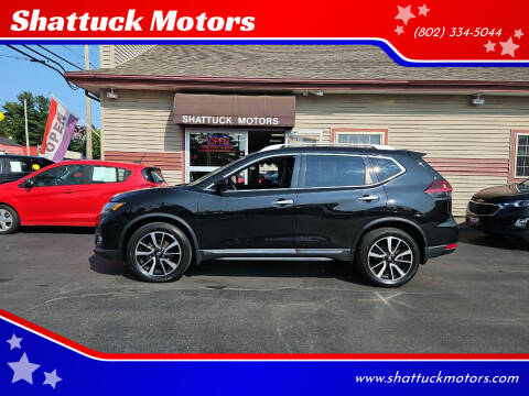 2020 Nissan Rogue for sale at Shattuck Motors in Newport VT
