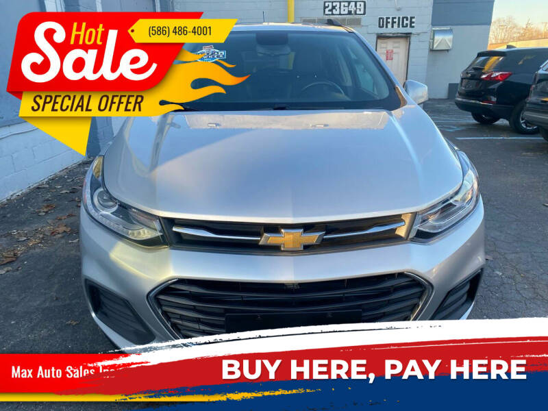 2019 Chevrolet Trax for sale at Max Auto Sales Inc in Warren MI