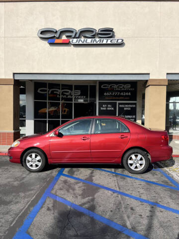 2006 Toyota Corolla for sale at Cars Unlimited OC in Orange CA