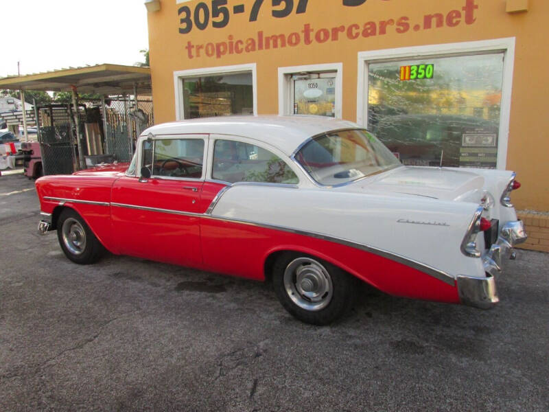 1956 Chevrolet Bel Air for sale at TROPICAL MOTOR CARS INC in Miami FL