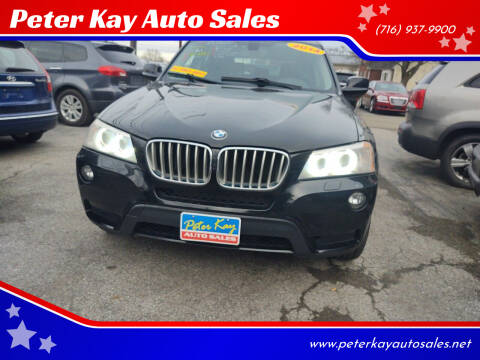 2014 BMW X3 for sale at Peter Kay Auto Sales in Alden NY