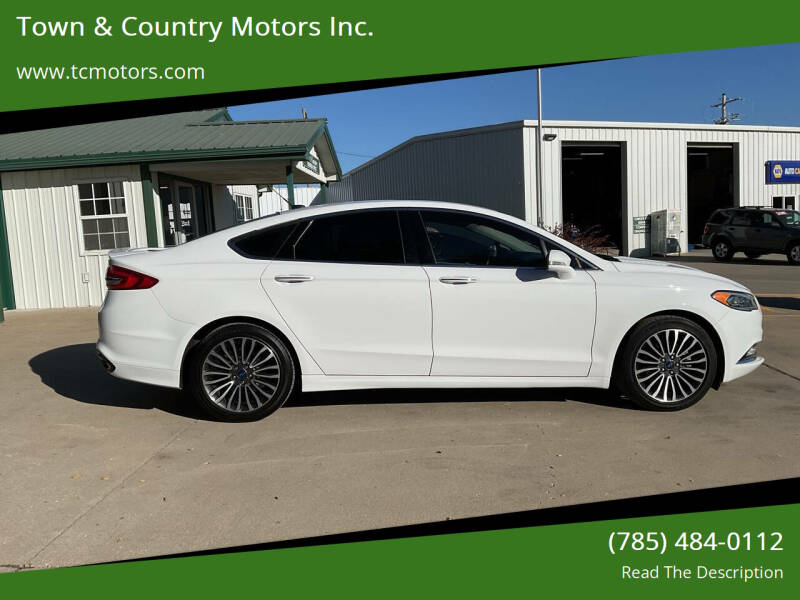 2018 Ford Fusion for sale at Town & Country Motors Inc. in Meriden KS
