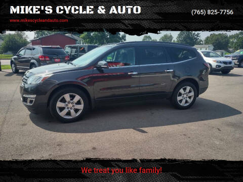 2017 Chevrolet Traverse for sale at MIKE'S CYCLE & AUTO in Connersville IN