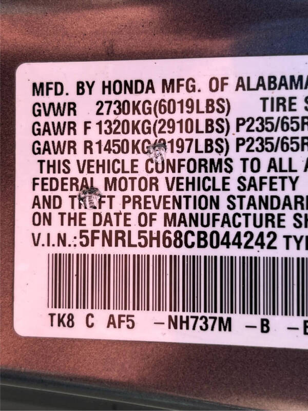 2012 Honda Odyssey