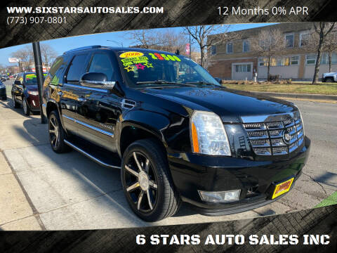 2008 Cadillac Escalade for sale at 6 STARS AUTO SALES INC in Chicago IL
