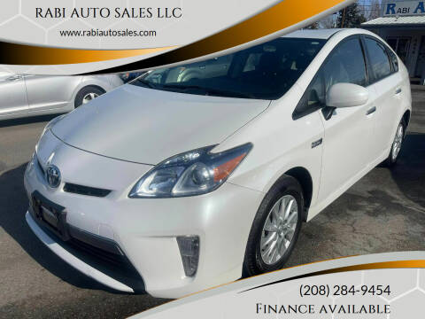2013 Toyota Prius Plug-in Hybrid for sale at RABI AUTO SALES LLC in Garden City ID