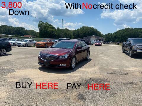2015 Buick LaCrosse for sale at First Choice Financial LLC in Semmes AL