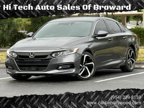 2019 Honda Accord for sale at Hi Tech Auto Sales Of Broward in Hollywood FL