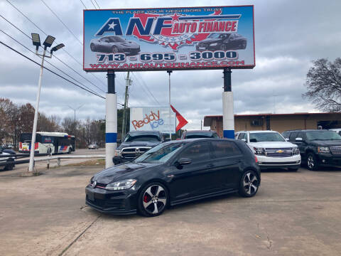 2018 Volkswagen Golf GTI for sale at ANF AUTO FINANCE in Houston TX