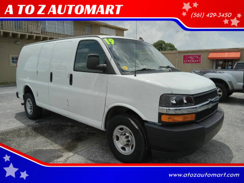 2019 Chevrolet Chevy Van for sale at A TO Z  AUTOMART in West Palm Beach FL