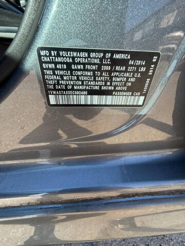 2014 Volkswagen Passat 1.8T S