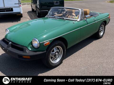 1978 MG B for sale at Enthusiast Autohaus in Sheridan IN