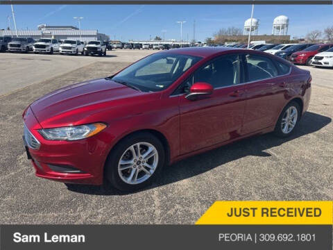2018 Ford Fusion for sale at Sam Leman Chrysler Jeep Dodge of Peoria in Peoria IL