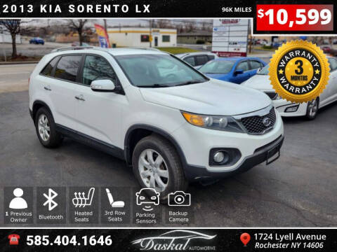 2013 Kia Sorento for sale at Daskal Auto LLC in Rochester NY