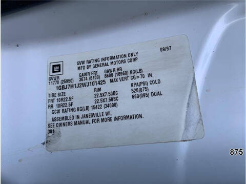 1998 Chevrolet C7500