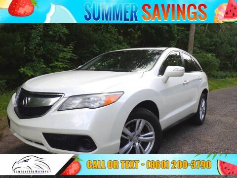 2013 Acura RDX for sale at EAGLEVILLE MOTORS LLC in Storrs Mansfield CT
