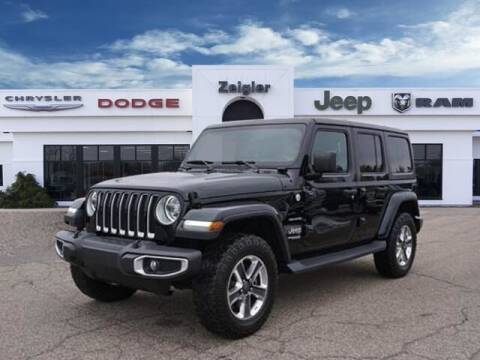 2018 Jeep Wrangler Unlimited for sale at Zeigler Ford of Plainwell- Jeff Bishop in Plainwell MI