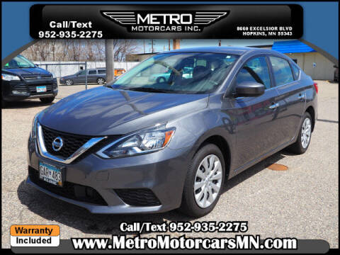 2019 Nissan Sentra for sale at Metro Motorcars Inc in Hopkins MN