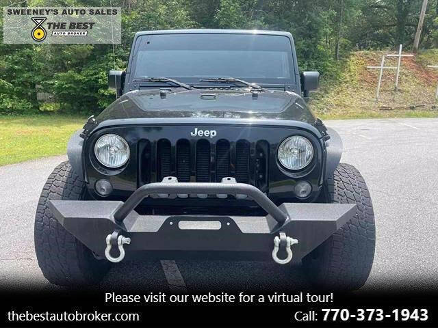 2017 Jeep Wrangler Unlimited for sale at Sweeney S Auto Sales The Best Auto Broker in Alpharetta, GA