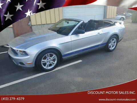 2012 Ford Mustang for sale at Discount Motor Sales inc. in Ludlow MA