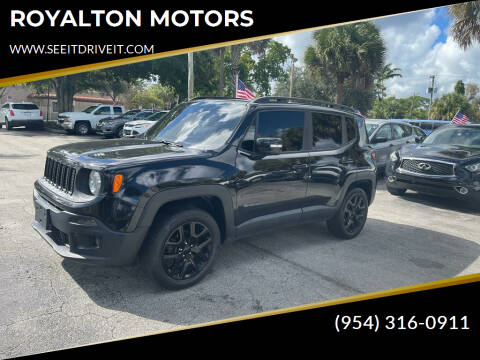 2016 Jeep Renegade for sale at ROYALTON MOTORS in Plantation FL