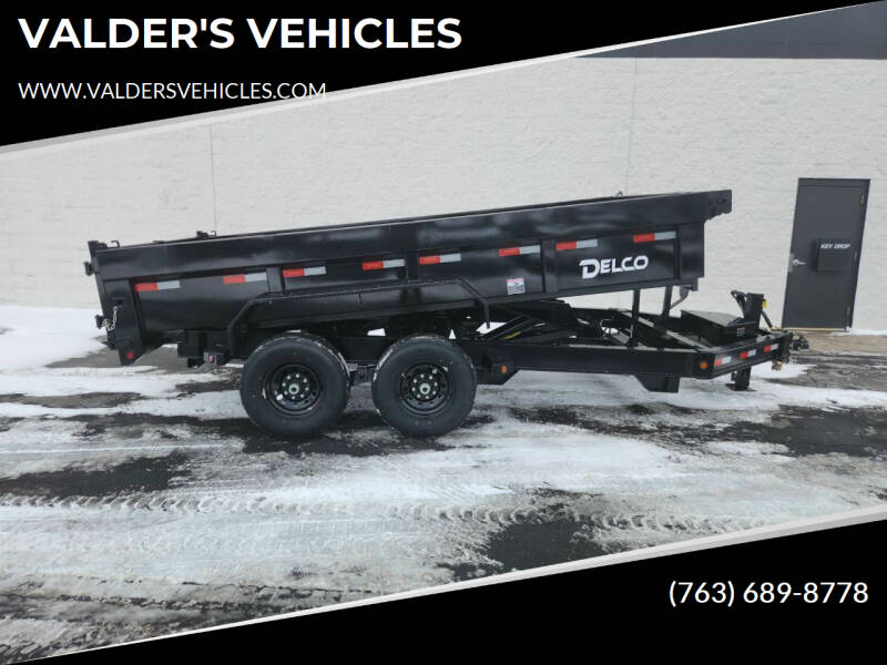  NEW DELCO DUMP TRAILER 14K for sale at VALDER'S VEHICLES in Hinckley MN