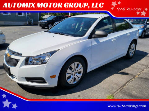 2013 Chevrolet Cruze for sale at AUTOMIX MOTOR GROUP, LLC in Swansea MA