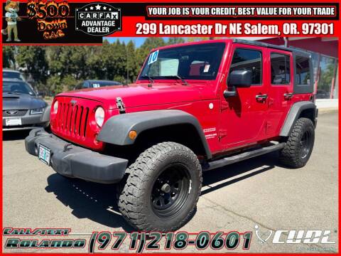 2010 Jeep Wrangler Unlimited for sale at Universal Auto Sales in Salem OR