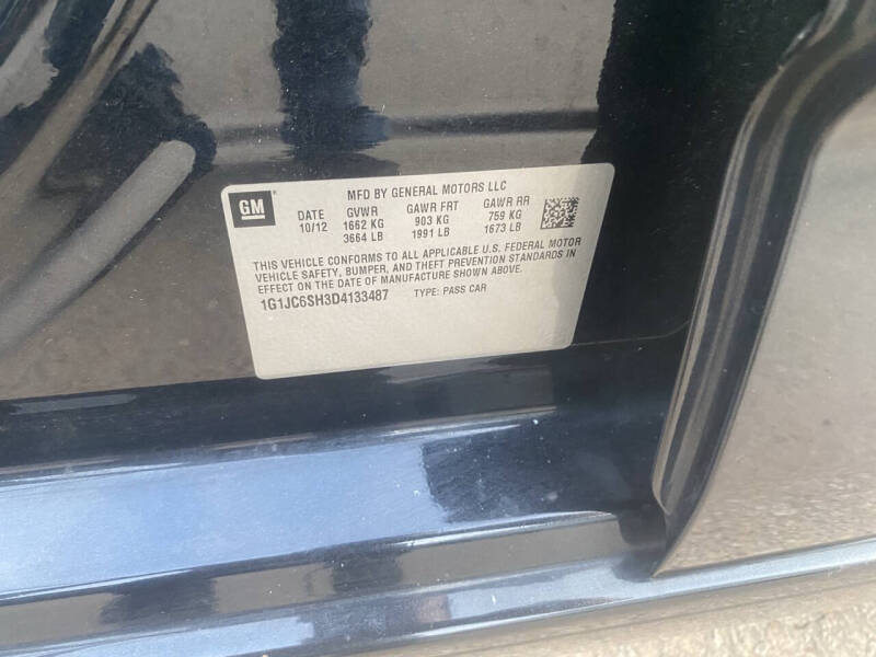 2013 Chevrolet Sonic LT Auto