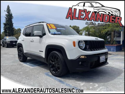 2018 Jeep Renegade for sale at Alexander Auto Sales Inc in Whittier CA