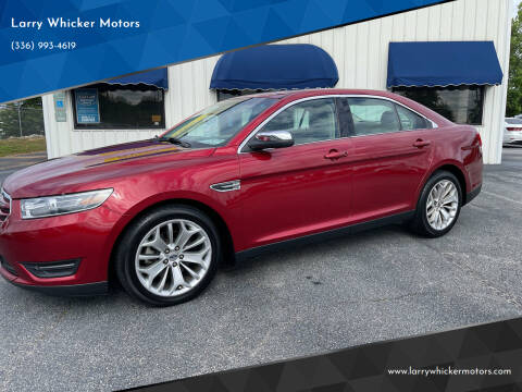 2018 Ford Taurus for sale at Larry Whicker Motors in Kernersville NC