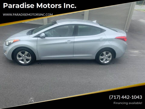 2012 Hyundai Elantra for sale at Paradise Motors Inc. in Paradise PA