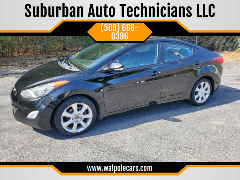 2012 Hyundai Elantra for sale at Suburban Auto Technicians LLC in Walpole MA