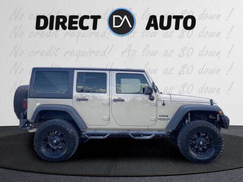 2017 Jeep Wrangler Unlimited for sale at Direct Auto in Biloxi MS