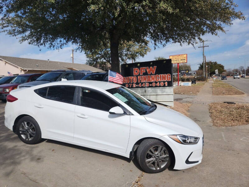 2018 Hyundai Elantra for sale at Bad Credit Call Fadi in Dallas TX