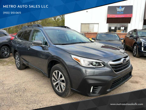 2021 Subaru Outback for sale at METRO AUTO SALES LLC in Lino Lakes MN