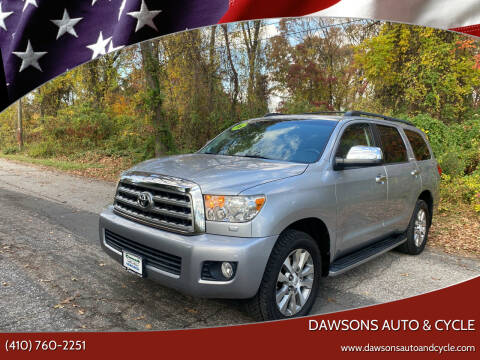 2016 Toyota Sequoia for sale at Dawsons Auto & Cycle in Glen Burnie MD