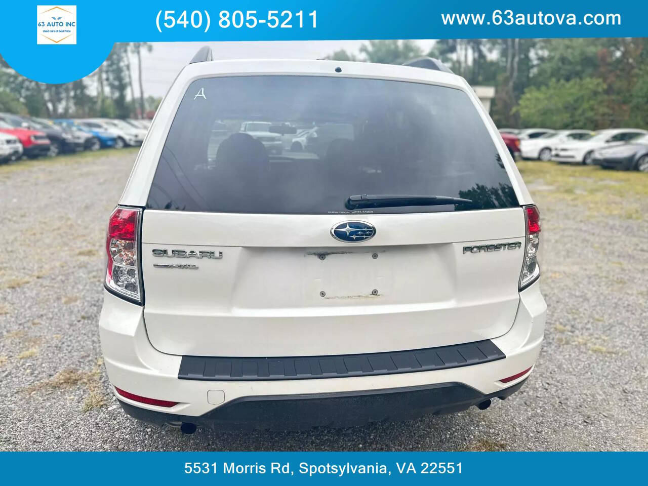 2010 Subaru Forester for sale at 63 Auto Inc in Spotsylvania, VA