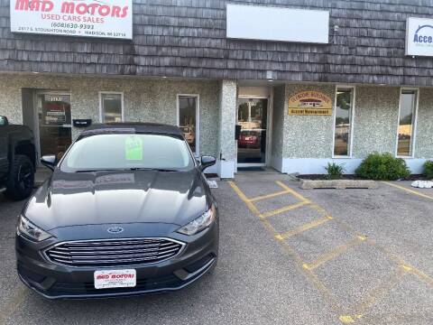 2017 Ford Fusion for sale at MAD MOTORS in Madison WI