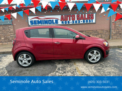 2014 Chevrolet Sonic for sale at Seminole Auto Sales in Seminole OK