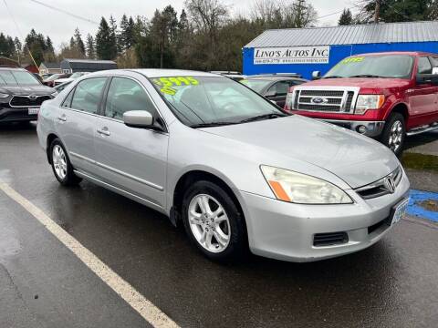 2007 Honda Accord for sale at Lino's Autos Inc in Vancouver WA