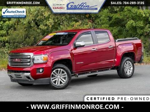 2018 GMC Canyon for sale at Griffin Mitsubishi in Monroe NC
