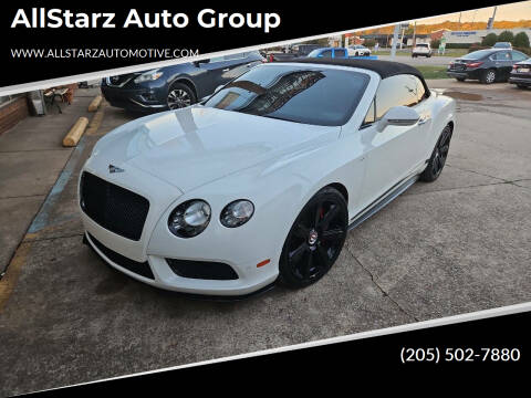 2014 Bentley Continental for sale at AllStarz Auto Group in Birmingham AL