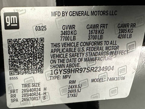 2025 Cadillac Escalade-V