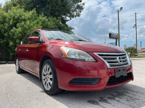 2015 Nissan Sentra for sale at GOODFELLAS AUTO LLC in Largo FL