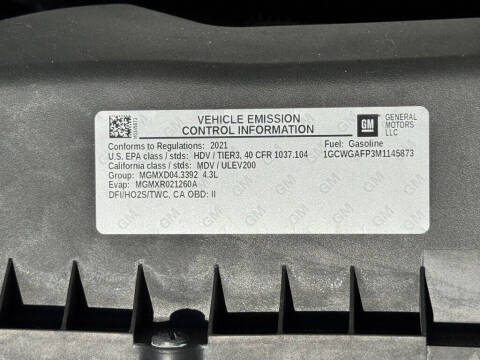 2021 Chevrolet Express 2500