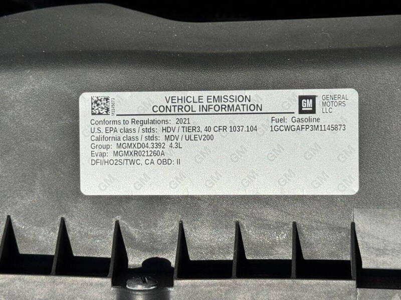 2021 Chevrolet Express 2500