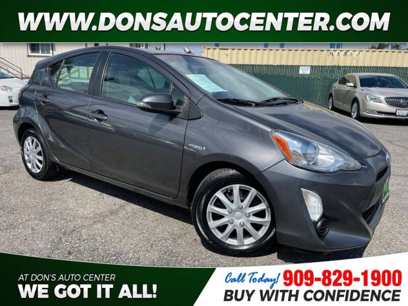 2015 Toyota Prius c for sale at Dons Auto Center in Fontana CA