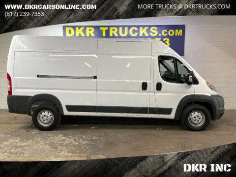 2017 RAM ProMaster for sale at DKR INC in Arlington TX